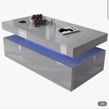 High Gloss LED Coffee Table