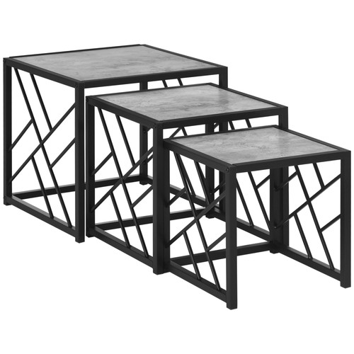 Homcom set nesting coffee - 3,