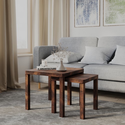 Set square wooden nesting - set,