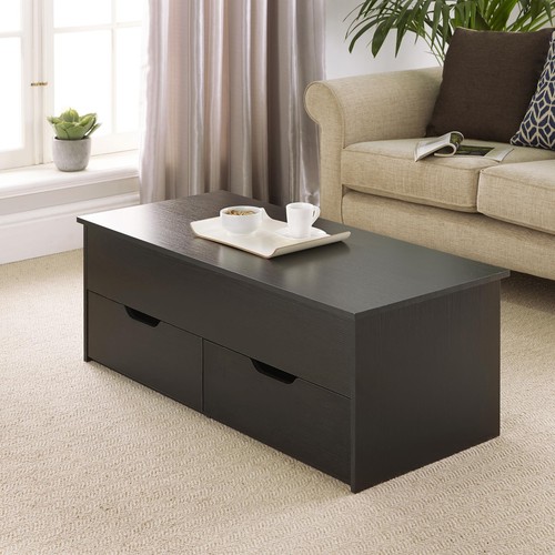 Wooden coffee table with lift - wooden,