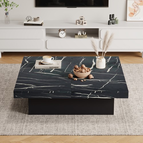Modern square coffee table - coffee,