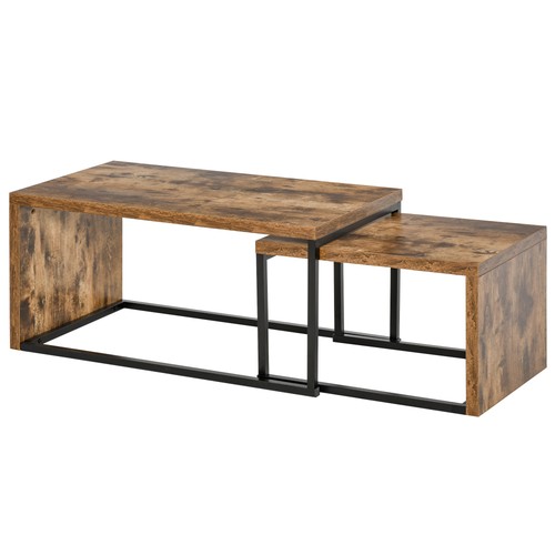 Homcom set coffee tables - set,