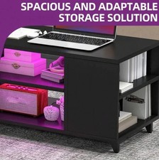 Coffee Table with LED Square