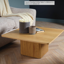 Square Panelled Coffee Table 1