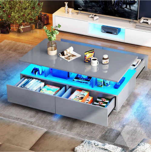 Coffee table with - coffee,