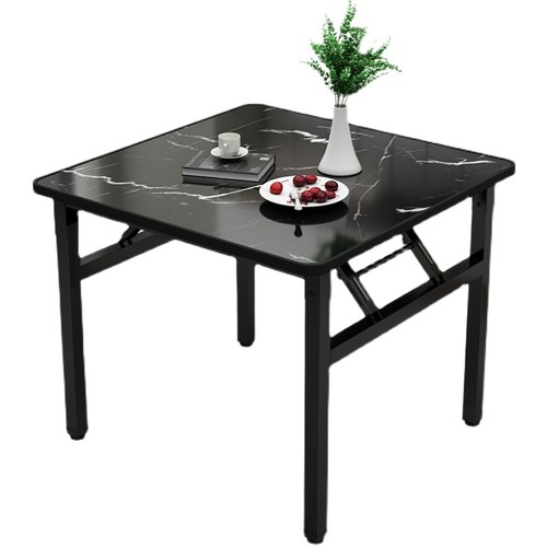 Foldable square coffee table - foldable,