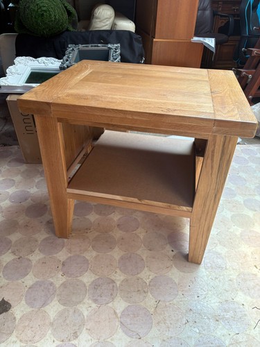 Oak coffee side table - oak,