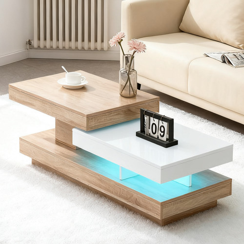 Coffee table led - coffee, lights